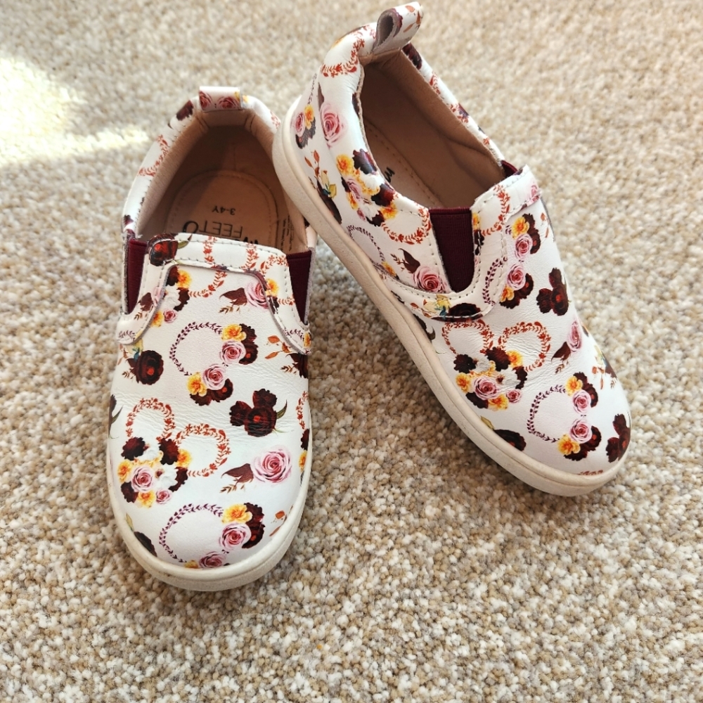 Monkey Feet slides floral mouse 3y-4y